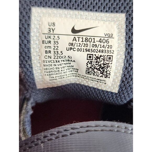 Nike Revolution 6 Little Kids Shoes Blue Size 3Y - Picture 7 of 7